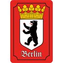 Schild Wappen "Berlin" 20 x 30 cm Blechschild