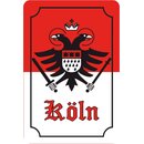 Schild Wappen "Köln" 20 x 30 cm Blechschild