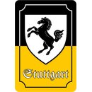 Schild Wappen "Stuttgart" 20 x 30 cm Blechschild