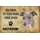 Schild Spruch "Haus kein Heim ohne Greyhound" Hund 20 x 30 cm Blechschild