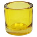 Kerzenhalter Jumbo gelb (safran) für Teelichter ca. (ØxH)...