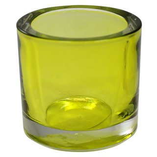 Kerzenhalter Jumbo grün (birke) für Teelichter ca. (ØxH) 60 x 60 mm