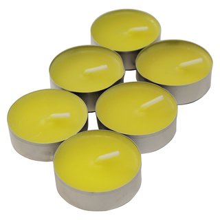 Duftteelichter Lemon 6 Stück / Pack ca. (ØxH) 40 x 16 mm