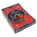 Duftteelichter Erdbeer 6 Stück / Pack ca. (ØxH) 40 x 16 mm