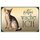 Schild Spruch "Hier wache ich - Abessinier Katze" 20 x 30 cm Blechschild