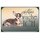 Schild Spruch "Hier wache ich - Chihuahua" 20 x 30 cm Blechschild