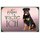 Schild Spruch "Hier wache ich - Rottweiler" 20 x 30 cm Blechschild