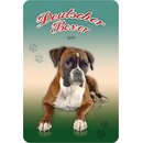 Schild "Deutscher Boxer - 1895" 20 x 30 cm...