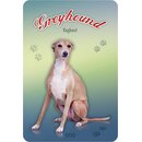 Schild "Greyhound - England 1700" 20 x 30 cm...