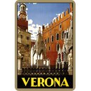 Schild Stadt "Verona" 20 x 30 cm Blechschild