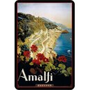 Schild Stadt "Amalfi" 20 x 30 cm Blechschild