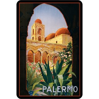 Schild Stadt "Palermo" 20 x 30 cm Blechschild