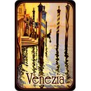 Schild Stadt "Venezia" 20 x 30 cm Blechschild