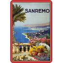Schild Stadt Sanremo 20 x 30 cm Blechschild