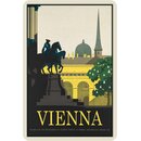 Schild Stadt "Vienna" 20 x 30 cm Blechschild