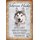 Schild Spruch "Sibirian Husky, intelligent konzentriert" Hund 20 x 30 cm Blechschild
