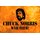 Schild Spruch "Chuck Norris war hier!" 20 x 30 cm Blechschild