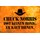 Schild Spruch "Chuck Norris isst keinen Honig, kaut Bienen" 20 x 30 cm Blechschild