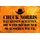 Schild Spruch "Chuck Norris keinen Schatten, Wand aussehen" 20 x 30 cm Blechschild