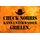 Schild Spruch "Chuck Norris kann unter Wasser grillen" 20 x 30 cm Blechschild