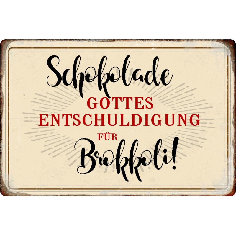 Schokolade Ist Gottes Entschuldigung Für Brokkoli