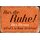 Schild Spruch "Nur die Ruhe, Karma wirds schon richten" 20 x 30 cm Blechschild