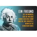 Schild Spruch "Freund Mensch Melodie Herz...