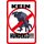 Schild Spruch "Kein Hundeklo" Hund 20 x 30 cm Blechschild