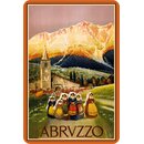 Schild Stadt "Abruzzo" 20 x 30 cm Blechschild