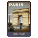 Schild Stadt "Paris - Arc de Triomphe" 20 x 30...