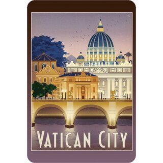 Schild Stadt Vatican City 20 x 30 cm Blechschild