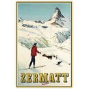 Schild Land "Zermatt Suisse" Schweiz 20 x 30 cm...