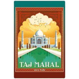Schild Land Taj Mahal - India 20 x 30 cm Blechschild