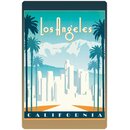 Schild Stadt Los Angeles 1781 - California 20 x 30 cm...