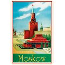 Schild Stadt Moskow 20 x 30 cm Blechschild
