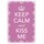 Schild Spruch "Keep calm and kiss me" 20 x 30 cm Blechschild