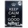 Schild Spruch "Keep calm and good night" 20 x 30 cm Blechschild