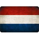 Schild "Niederlande National Flagge" 20 x 30 cm...