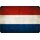 Schild "Niederlande National Flagge" 20 x 30 cm Blechschild