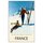 Schild Land "France Sports" Wintersport 20 x 30 cm Blechschild