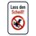Schild Spruch "Lass den Scheiß" Hundeklo 20 x 30 cm Blechschild
