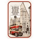 Schild Spruch Vintage "London City Tour...