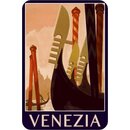 Schild Land "Venezia" Schiffe 20 x 30 cm...