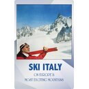 Schild Land Ski Italy on europes most exciting mountains...
