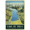 Schild Stadt "Lake of thun - Bernese Oberland...