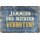 Schild Spruch "Jammern und Meckern verboten" 20 x 30 cm Blechschild