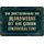 Schild Spruch "Vor Inbetriebnahme Mundwerks Gehirn einzuschalten" 20 x 30 cm Blechschild