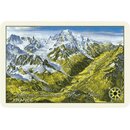 Schild Berg "Vallée de Chamonix Mont Blanc,...