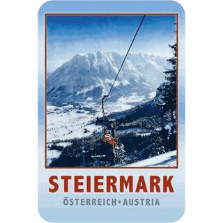 Schild "Steiermark, Österreich Austria" 20 x 30 cm Blechschild