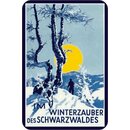 Schild Landschaft "Im Winterzauber des...